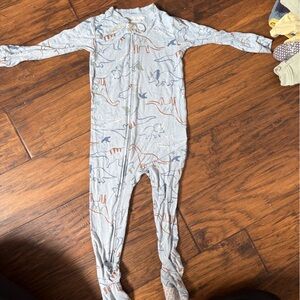 Carter's Gray Dinosaur Print Bodysuit